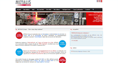 Desktop Screenshot of metalis.fr